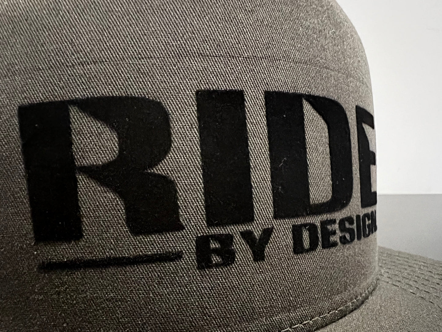 Ride by Design - Black Cloth Original Hat