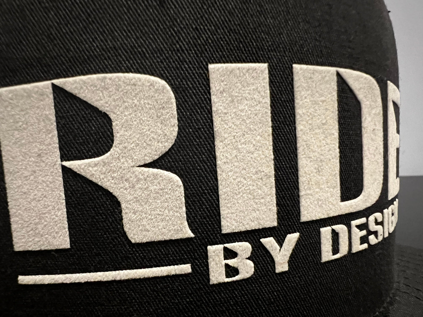 Ride by Design - White Cloth Original Hat