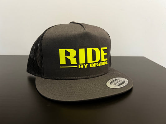 Ride by Design - Neon Yellow Original Hat