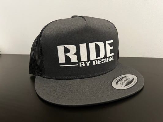 Ride by Design - White Cloth Original Hat