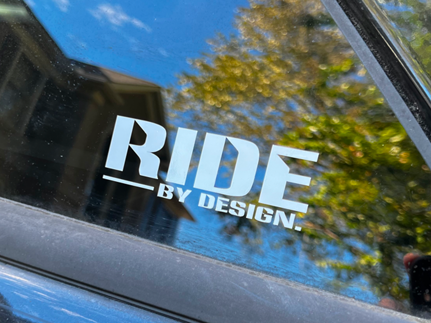 Ride by Design - Vinyl Decal (2 pack)