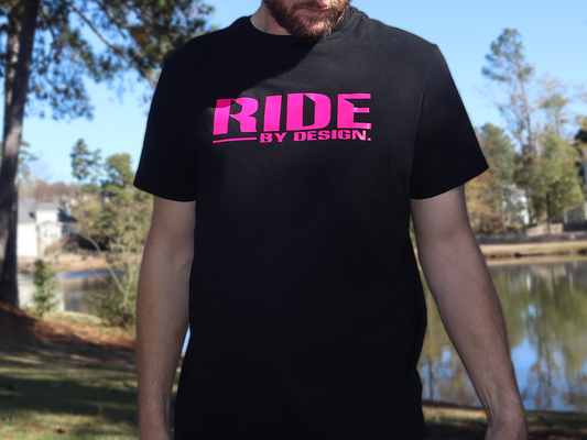 Ride by Design - Rose Pink T-shirt